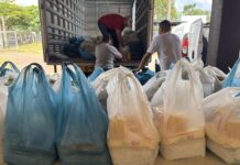 Cerca de 150 famílias do Jardim Europa recebem kits de alimentos do PAA