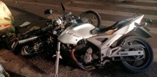 Colisão entre duas motocicletas deixa homem gravemente ferido no Jardim Europa, em Toledo