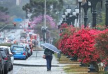 Fim de semana será de tempo instável e chuva no Paraná