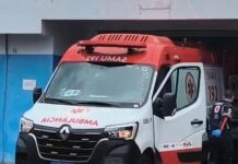 Homem é hospitalizado após cair de telhado de residência em Marechal Rondon