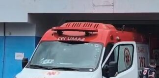 Homem é hospitalizado após cair de telhado de residência em Marechal Rondon