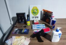 Homem informa o CPF no caixa de farmácia antes de anunciar assalto e acaba preso após polícia consultar cadastro, no Paraná