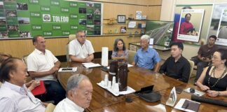 Integrantes da nova diretoria da Ceato são recebidos na Prefeitura de Toledo
