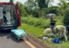 Motociclista fica ferido após queda na rodovia entre Marechal Rondon e Nova Santa Rosa