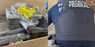 Receita Federal retém mais de 260 kg de drogas em duas ações de fiscalização na região