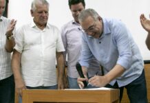 Secretário das Cidades, Guto Silva, assina convênio para Ponte Estaiada em Toledo