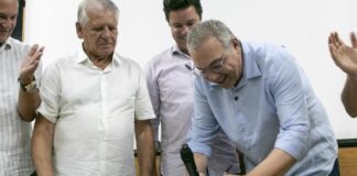 Secretário das Cidades, Guto Silva, assina convênio para Ponte Estaiada em Toledo