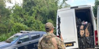 Van carregada com cigarros contrabandeados é apreendida em Toledo