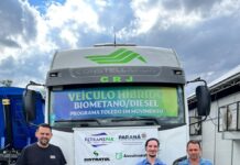 Sintratol apresenta caminhão híbrido a diesel e biometano no Show Rural Coopavel 2026