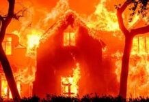 Incêndio de grandes proporções destrói duas lojas no centro de Umuarama