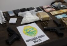 Agressão contra mulher termina com prisão e apreensão de arma em Nova Santa Rosa