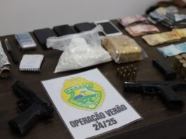 Agressão contra mulher termina com prisão e apreensão de arma em Nova Santa Rosa