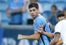 Artilheiro não marca, mas reforço busca empate para o Grêmio