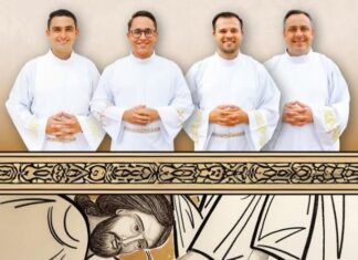 Catedral Cristo Rei recebe ordenação de quatro novos diáconos neste sábado (7)