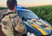 Perseguição termina com apreensão de drogas e pistola italiana em Toledo