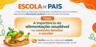 Escola de Pais aborda alimentação saudável em evento aberto à comunidade escolar