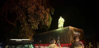 Fuga termina em colisão e carga milionária de cigarros é apreendida em Toledo