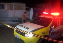 Homem avança contra policia e acaba baleado Vila Borges