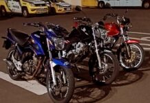 Motocicletas são recolhidas após irregularidades de trânsito em ações da Rocam em Toledo