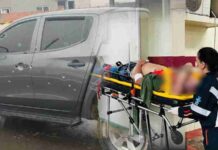 Perseguição termina com caminhonete fuzilada e homem baleado em Foz do Iguaçu