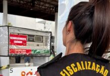 Procon lacra bomba de combustível após identificar irregularidade