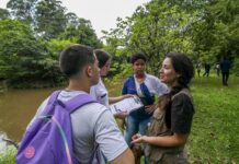 Projeto “Rio com Vida” leva jovens do Colégio Novo Horizonte para conhecer a Sanga Pyahu