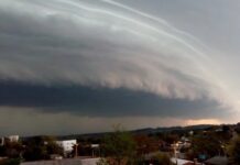 Rajadas de vento passam de 50 km/h em Toledo