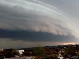 Rajadas de vento passam de 50 km/h em Toledo