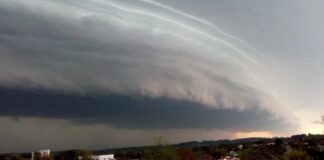 Rajadas de vento passam de 50 km/h em Toledo