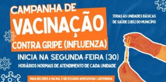 Toledo inicia campanha de vacinação contra Influenza na segunda-feira (30)