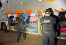 1 milhão em medicamentos e mercadorias são apreendidos em ônibus de turismo na região