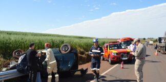 Acidente em rodovia da região resulta em uma pessoa morta e uma gravemente ferida