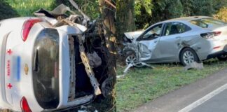 Acidente próximo a Toledo deixa quatro pessoas feridas