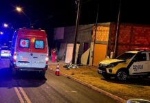 Atropelamento deixa um morto e mulher em estado grave na noite de sábado em Guaíra