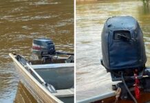 Barco com motor é furtado em propriedade rural de Guaíra