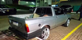 Carro furtado em Cascavel é usado em arrombamento em Toledo.