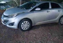 Carro roubado em residência é recuperado após perseguição na BR-163