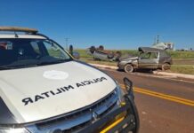 Colisão grave na PR-317 deixa um morto e um ferido em Quarto Centenário