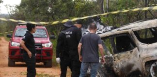Corpo carbonizado é encontrado dentro de carro em região de assentamento