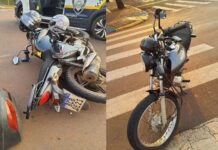 Dois acidentes com motocicletas deixam feridos entre sábado e domingo em Toledo