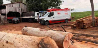 Idoso morre após trator tombar durante trabalho em propriedade rural de Missal