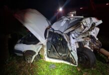 Colisão entre Uno e Jeep deixa um morto entre São José das Palmeiras e o distrito de Luz Marina