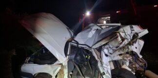 Colisão entre Uno e Jeep deixa um morto entre São José das Palmeiras e o distrito de Luz Marina