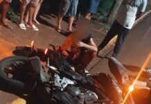 Motorista foge após atingir motociclista e acaba preso por embriaguez em Toledo