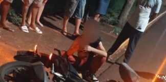 Motorista foge após atingir motociclista e acaba preso por embriaguez em Toledo