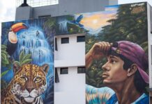 Murais artísticos em grafitti são entregues para a comunidade em Toledo