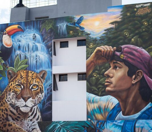 Murais artísticos em grafitti são entregues para a comunidade em Toledo