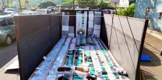 RF intercepta caminhão com cerca de R 2 milhões em mercadorias irregulares na Ponte da Amizade