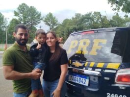 PRF salva criança engasgada em Laranjeiras do Sul