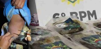 RPA Oeste! Mulheres são presas com 5,1 kg de haxixe colados ao corpo na BR 277